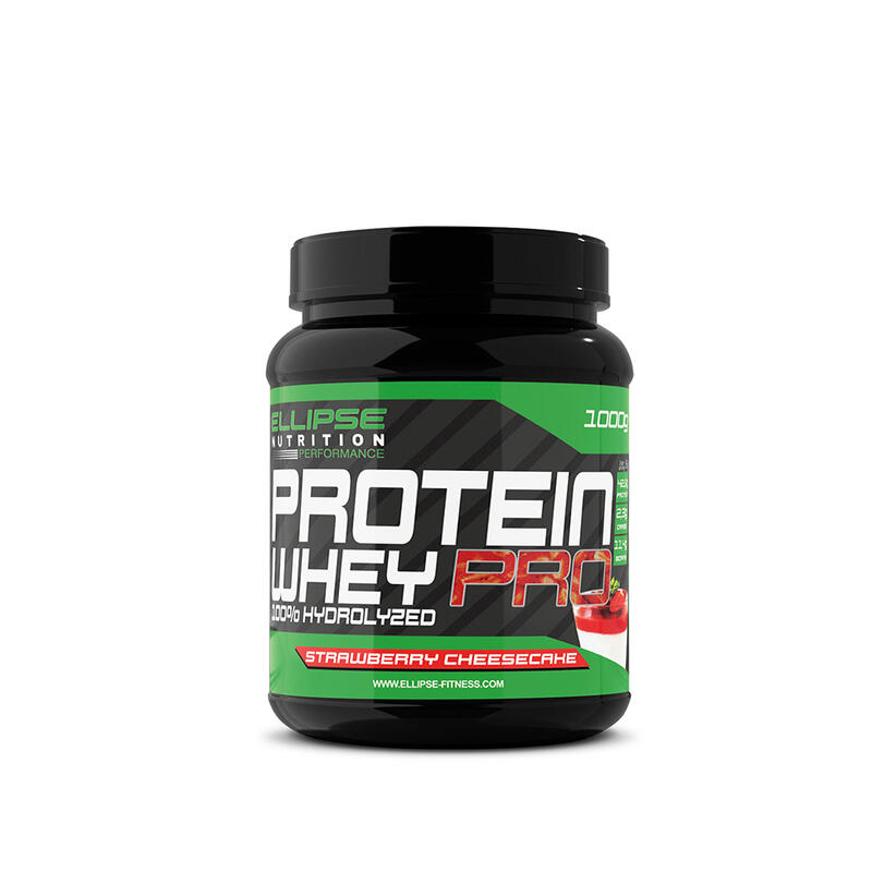 PROTEIN WHEY PRO 100% Hydrolyzed 1Kg - Strawberry Cheesecake YOURFIT EQUIPMENT