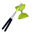 Set de diabolo incluant baguettes- Juggling Series - Vert fonce