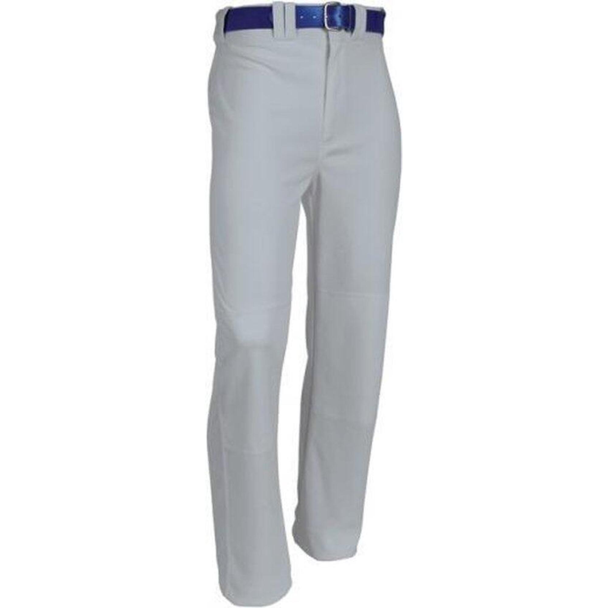 Pantaloni da baseball - Boot Cut - Senza elastico alla gamba - Adulti (Grigio)