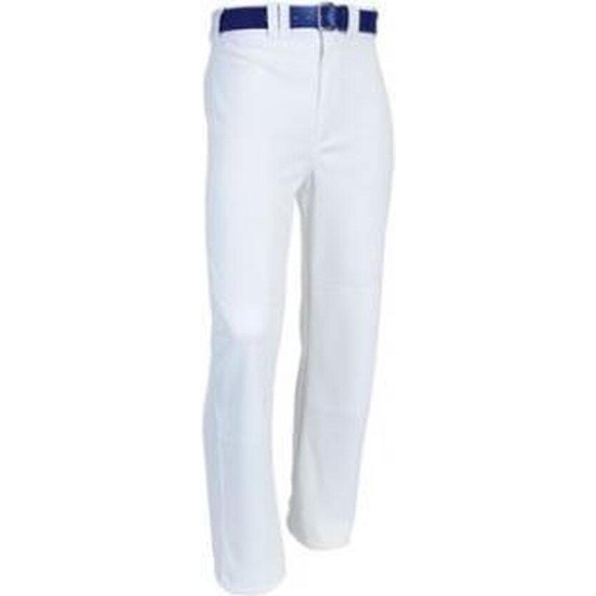 Pantaloni da baseball - Taglio a stivale - Senza elastico alla gamba - Bambini (bianco)