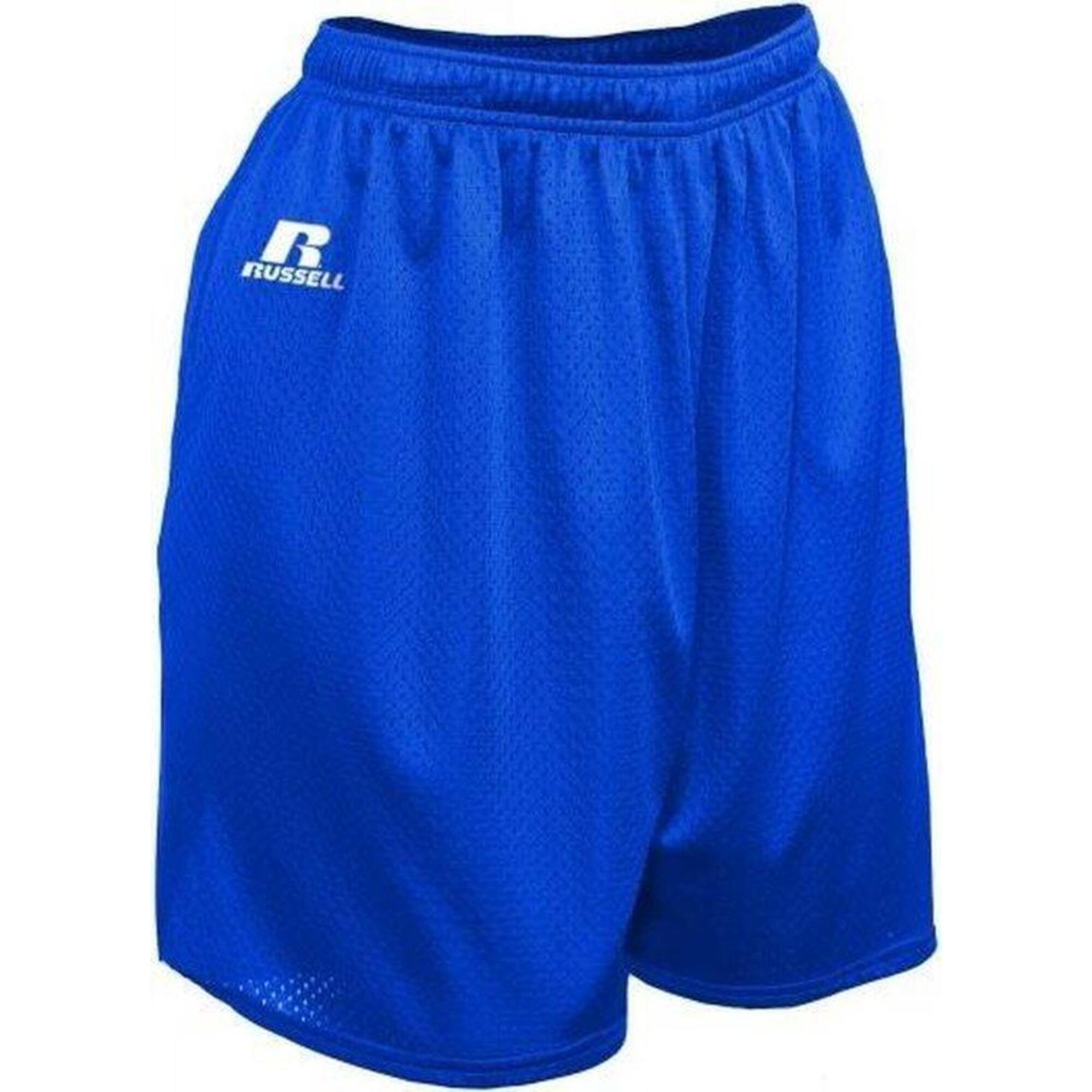 Sports Pants - Men - Nylon mesh shorts (blue)