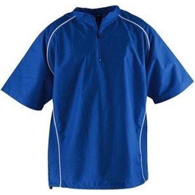 Kurzarm-Pullover Batting Cage Jack - Baseball Softball - Jugend (blau)