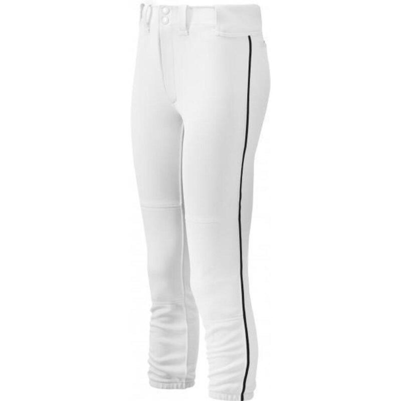 Pantaloni da softball in nylon - Donna - Bianco con bordino blu scuro