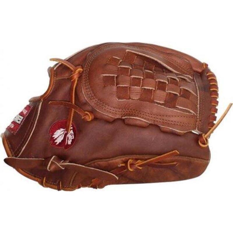 Mănușă de softball - Fastpitch - Pro - Piele - Closed Web - Walnut - 13 inch