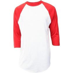 Maillot de corps de baseball classique à manches 3/4 - Enfant (Rouge)