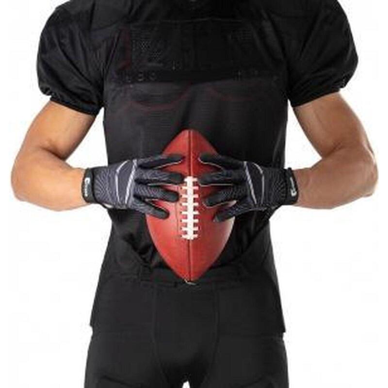 American Football - Handschuhe - Receiver-Handschuhe - Erwachsene (Schwarz)