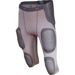 Pantalon de football américain - 7 coussinets cousus - adultes (gris)