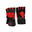 Gants fitness cuir Homme/Femme Cuir Noir-Rouge