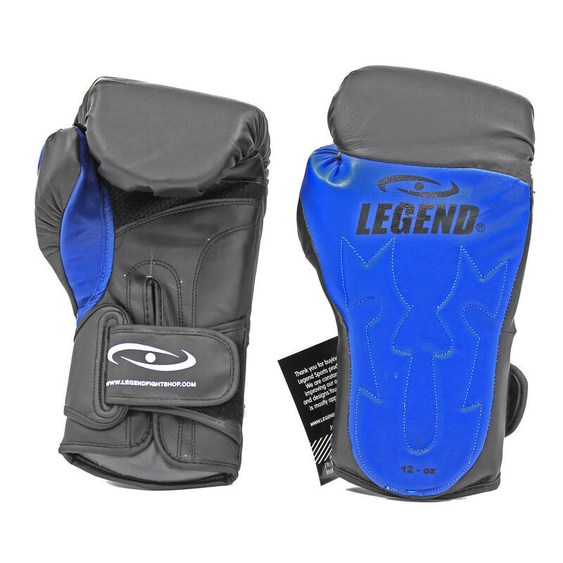 Power Rangers Gants de Boxe Homme/Femme Bleu-Noir PU