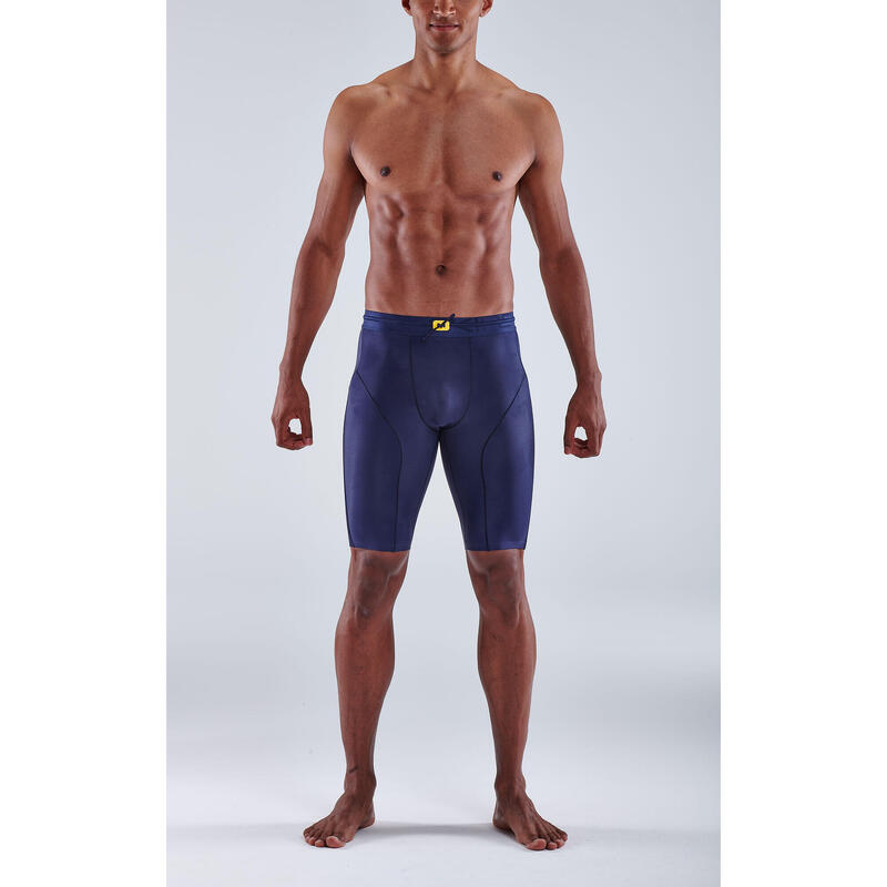 SKINS Series-5 Heren Halve Maillot - Marineblauw - Maat XL