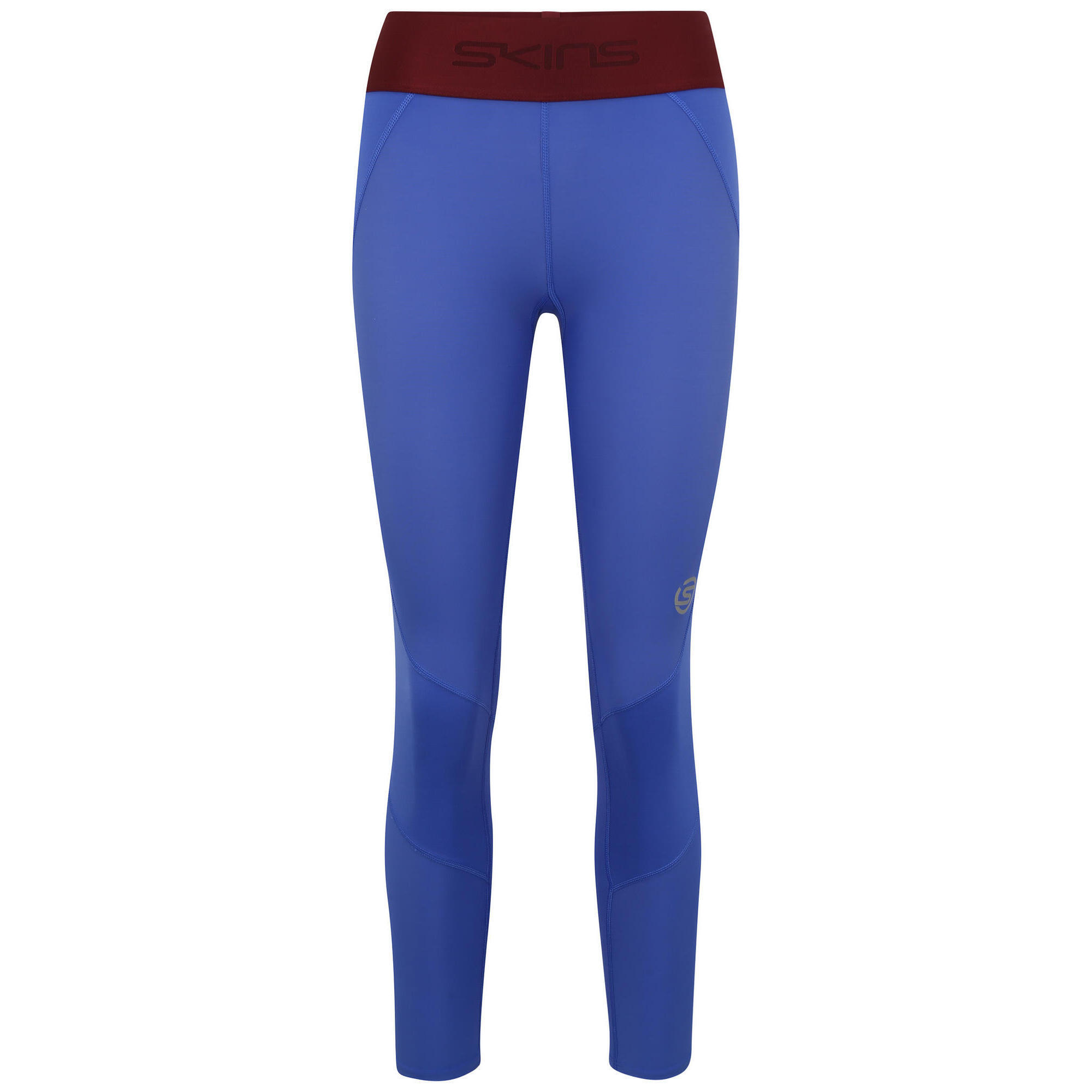 SKINS Series-3 Womens Long Tights - Dazzling Blue 2/5