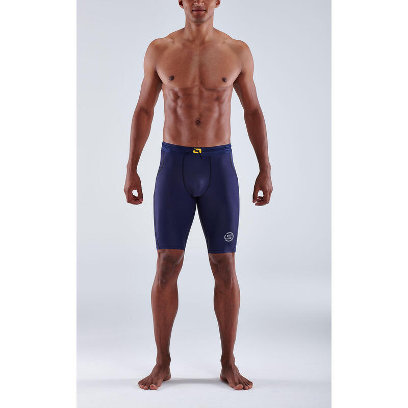 SKINS Series-3 Collants pour hommes - Bleu marine - Taille XL
