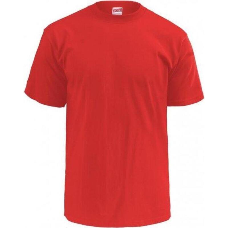 Camiseta clásica - Algodón - Adulto (Rojo)