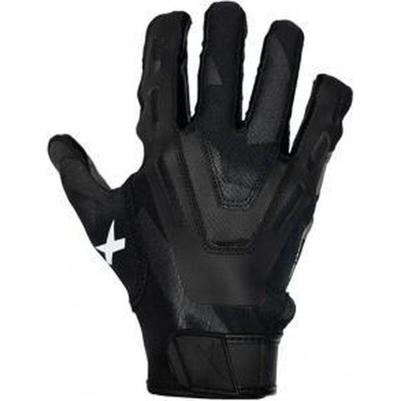 Fútbol Americano - Guantes - Rugby - Guantes de receptor - Adulto (Negro)