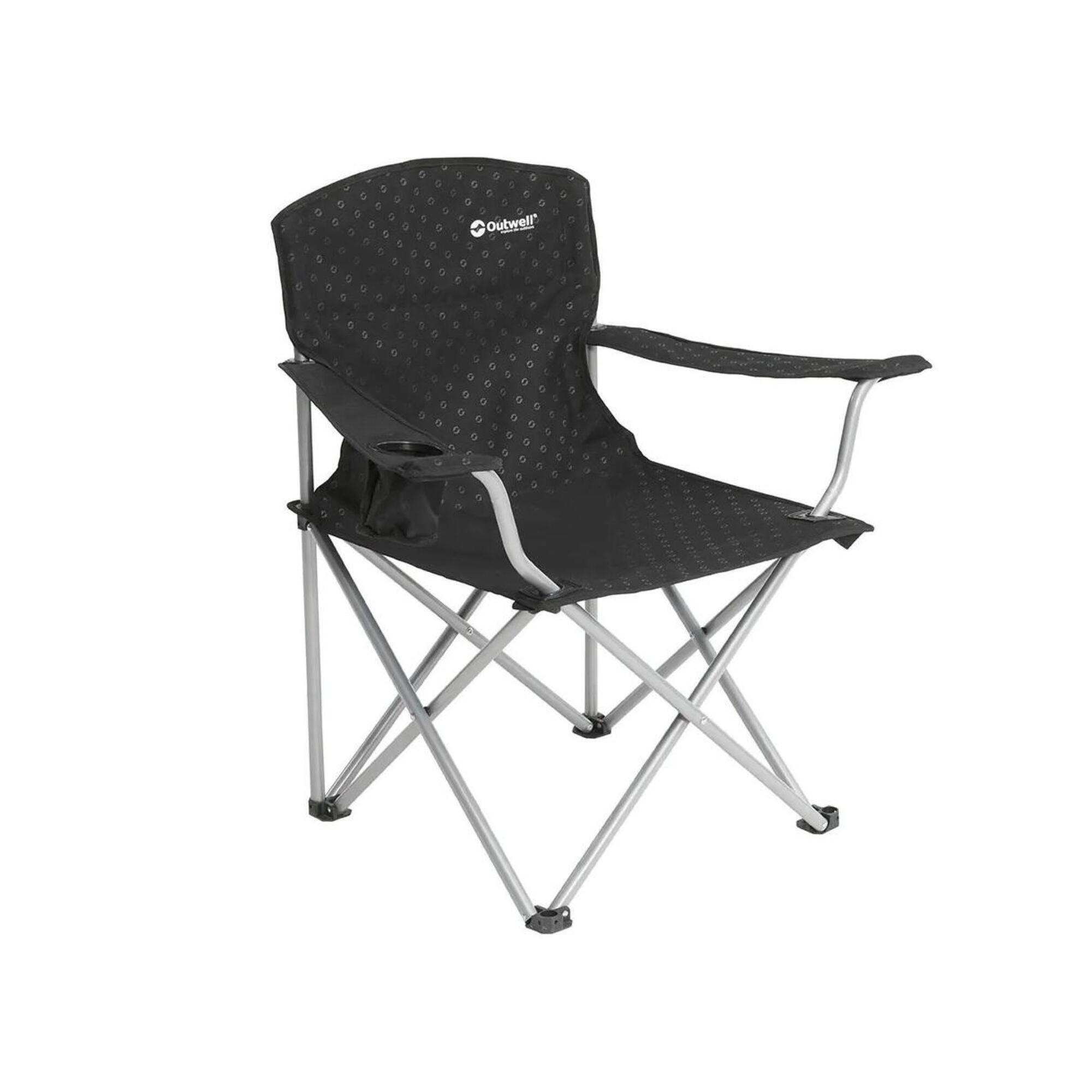 Catamarca Folding Camping Chair Black 1/2