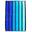Strandlaken Jacquard fluweel Happy blue 100x175 470g/sqm