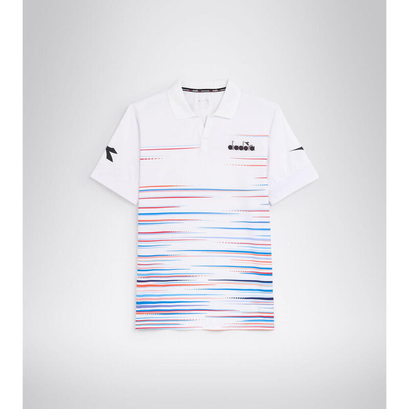 Koszulka do tenisa z krótkim rekawem męska Diadora SS POLO ICON optical white