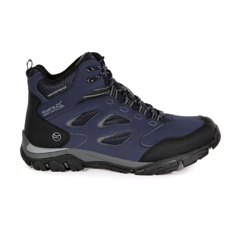 Holcombe IEP Heren Hiking Halfhoge Wandelschoenen - Marineblauw / grijs