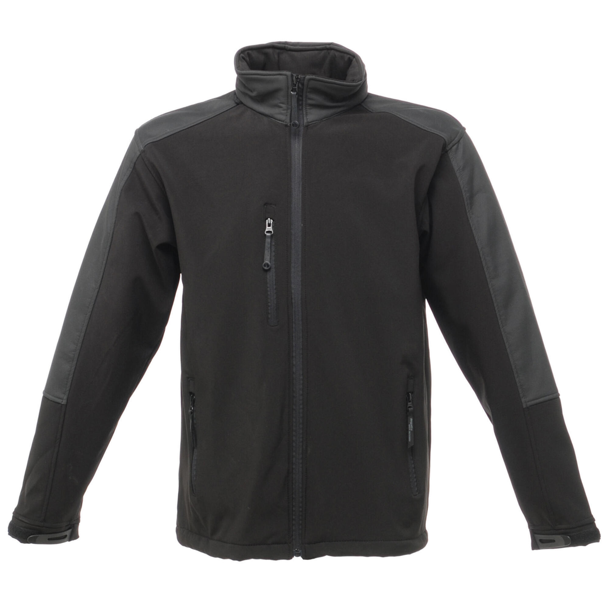 Mens Hydroforce 3Layer Softshell Jacket (Wind Resistant, Water Repellent & 1/5