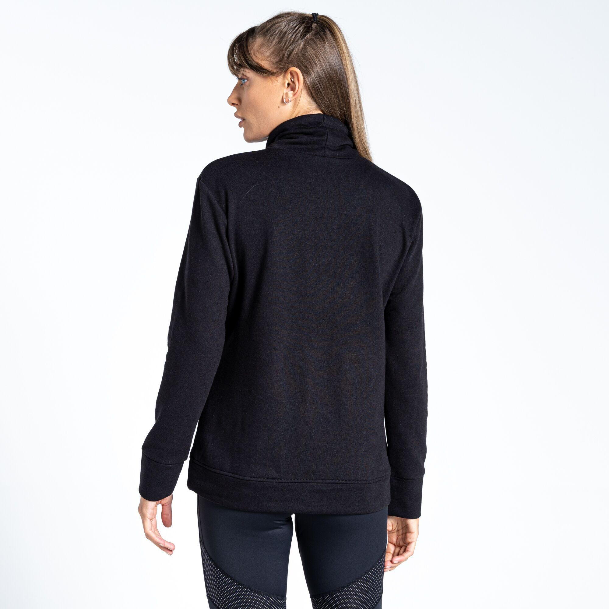 Womens/Ladies Crystallize Sweatshirt (Black) 2/5