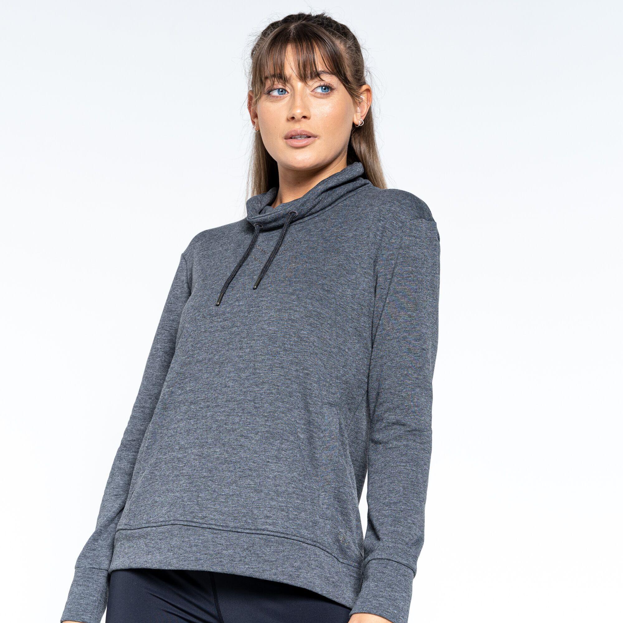 Women's CRYSTALLIZE sweatshirt (Dark Chiné Grey)