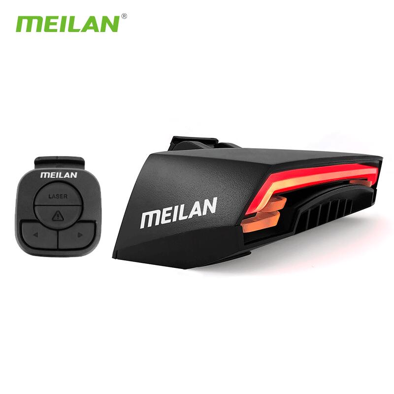 Meilan Laser achterlicht met Afstandbediening USB X5