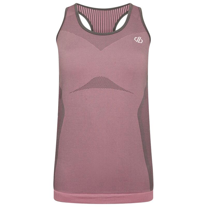 Camiseta sin Mangas Don't Sweat It para Mujer Rosa Meseta