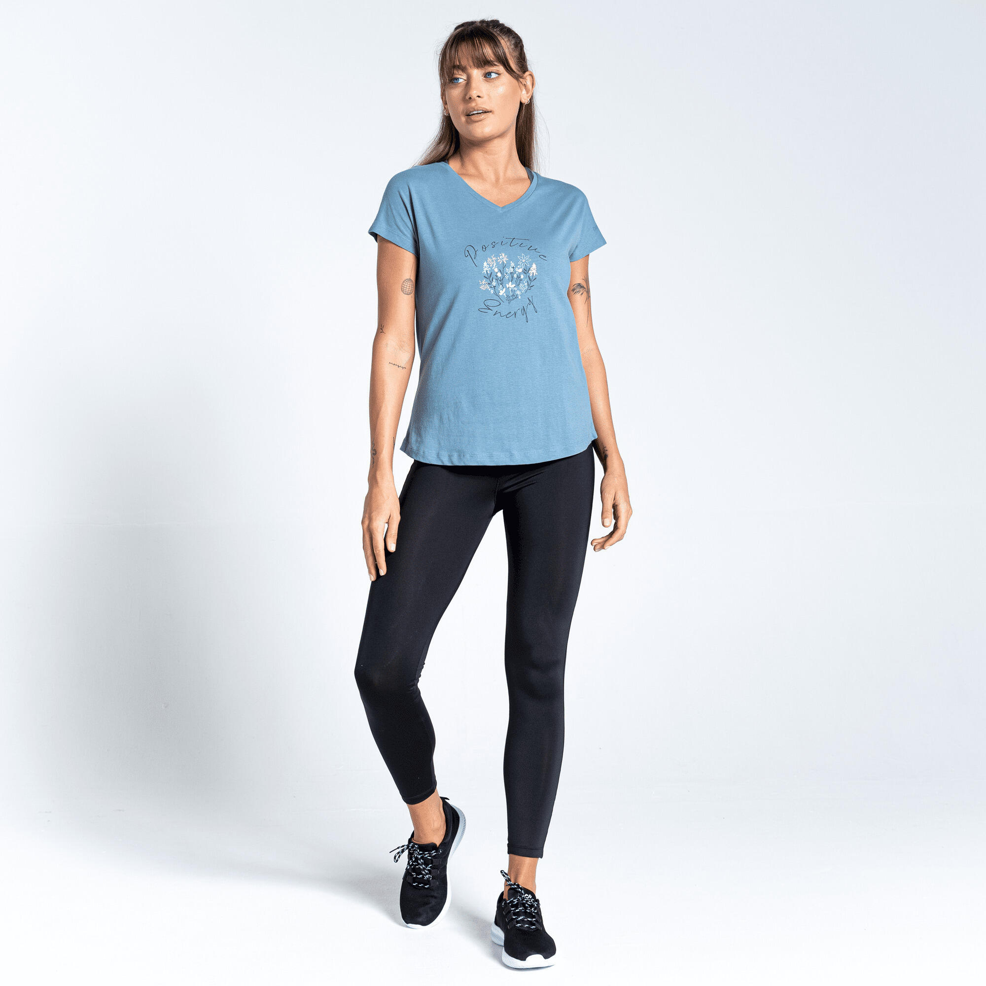 Women's MOMENTS Tshirt (Light denim)