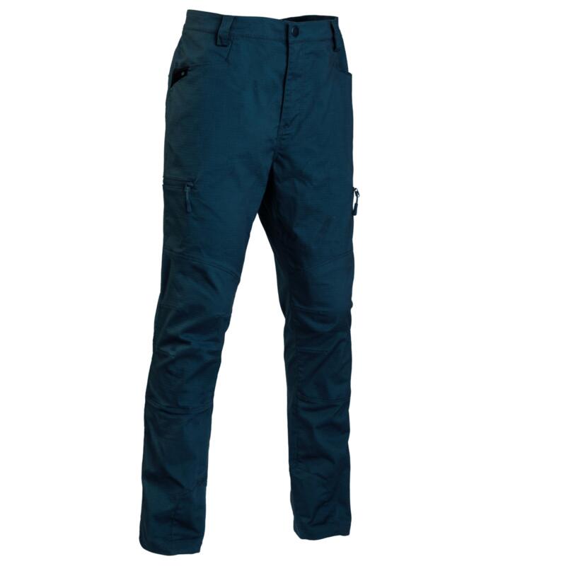 Outdoorbroek - wandelbroek Lynx Navy met ripstop - Blauw