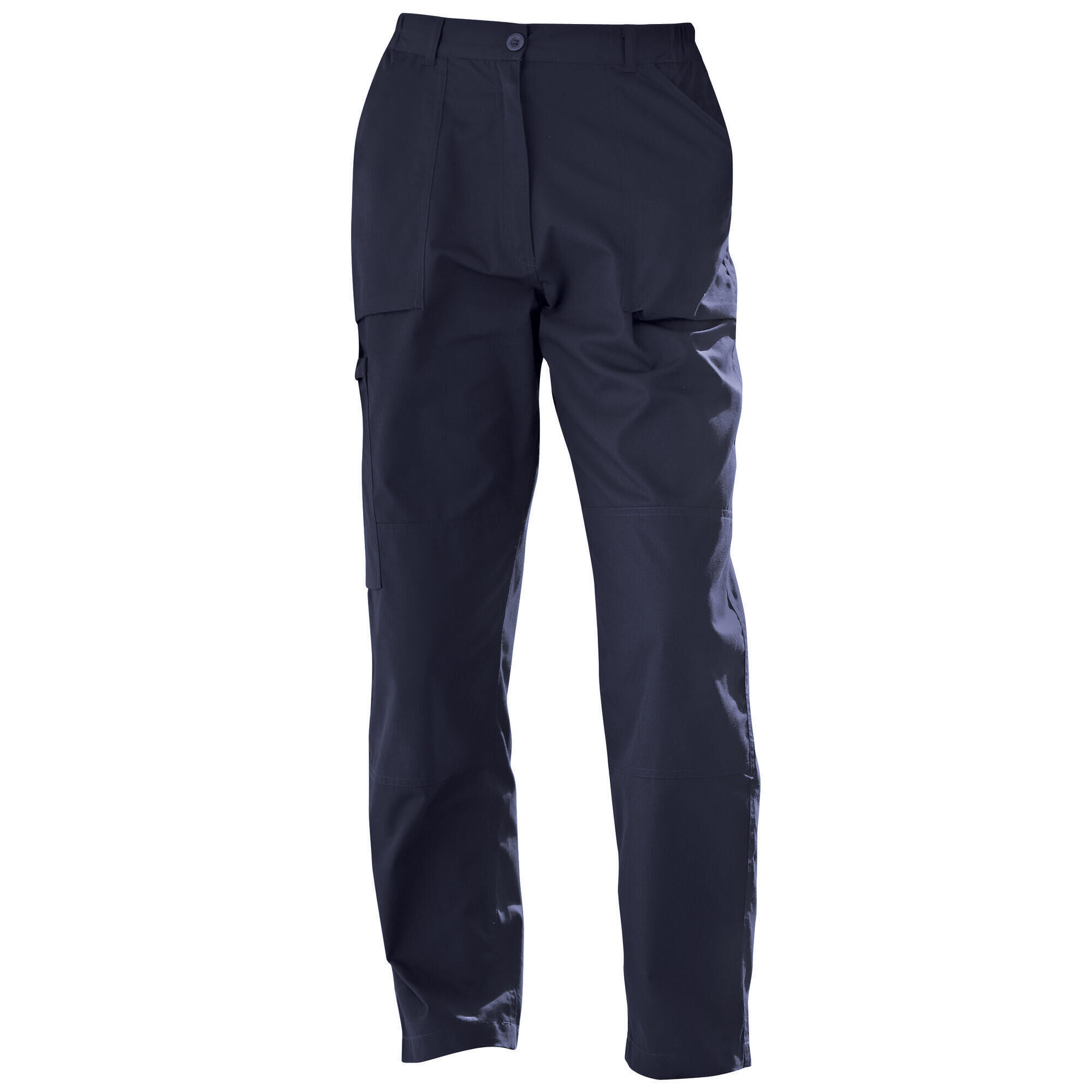 REGATTA Womens/Ladies New Action Water Repellent Trousers (Navy)