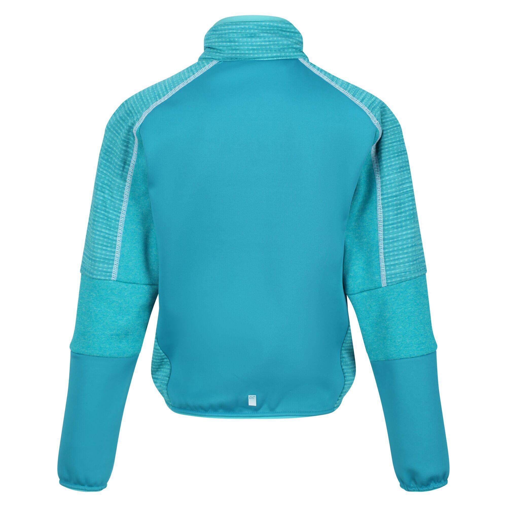 Childrens/Kids Oberon V Soft Shell Jacket (Turquoise) 2/5