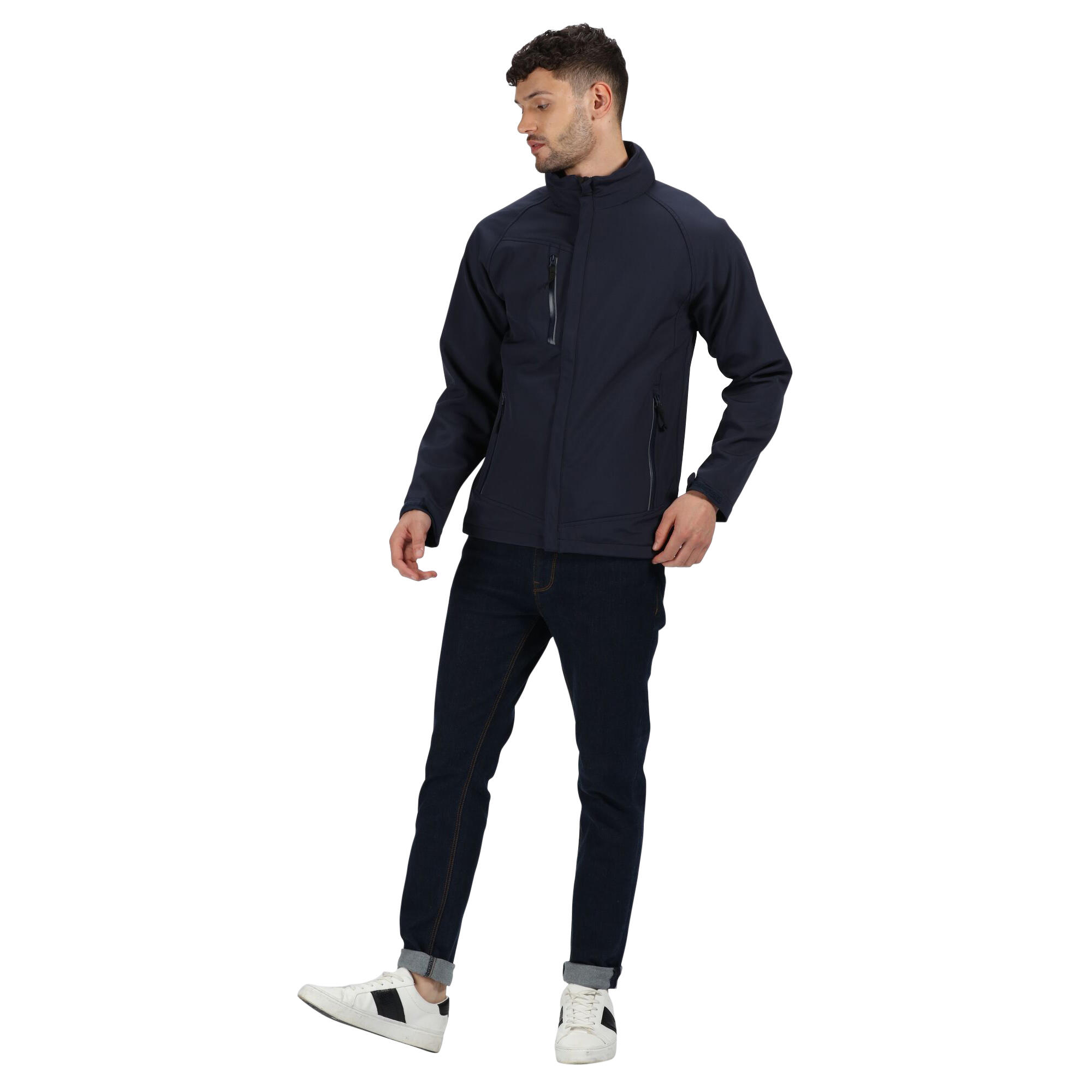 Uomo Giacca softshell APEX (Marina)