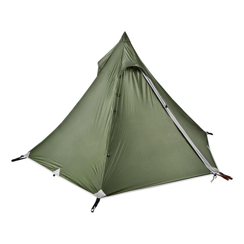 Tienda  Tipi 2  ligera para travesía o cicloturismo.Dimensiones 275x238x155cm