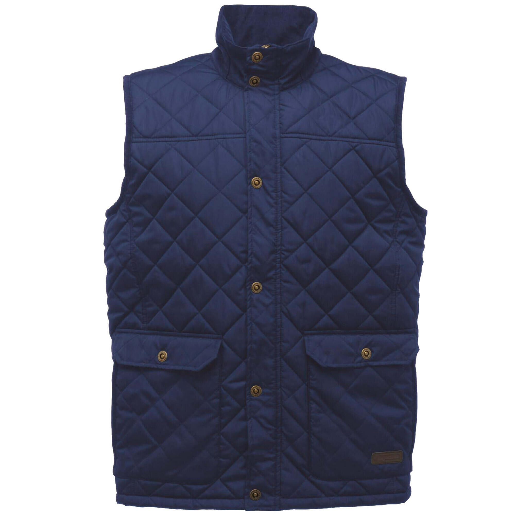 REGATTA Mens Tyler Sleeveless Bodywarmer/Gilet (Navy)