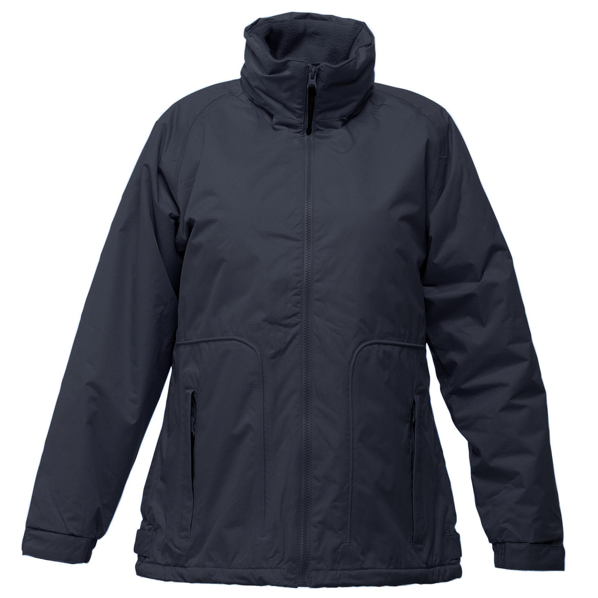 Womens/Ladies Waterproof Windproof Jacket (Fleece Lined) (Navy) 1/5