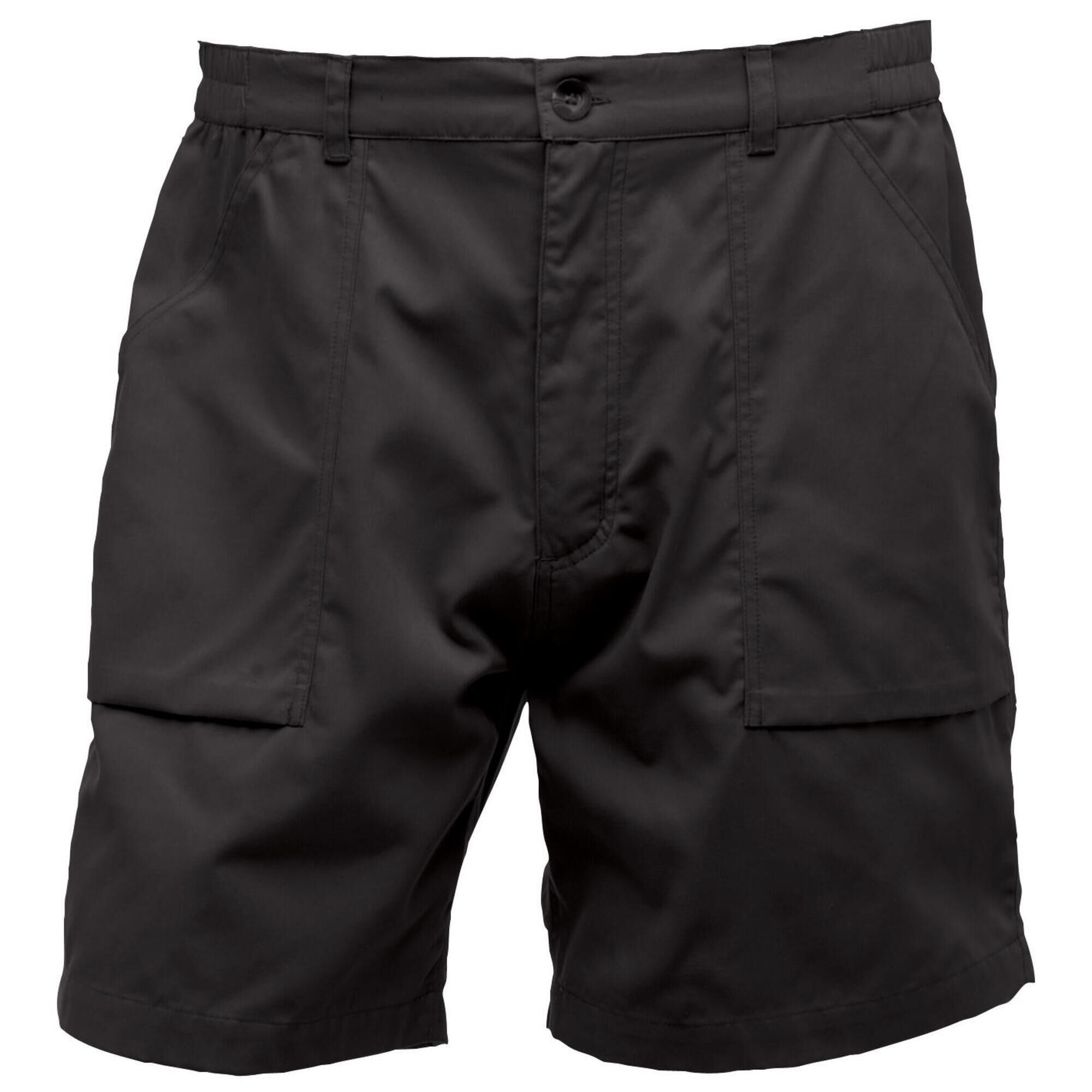 REGATTA Mens New Action Sports Shorts (Black)