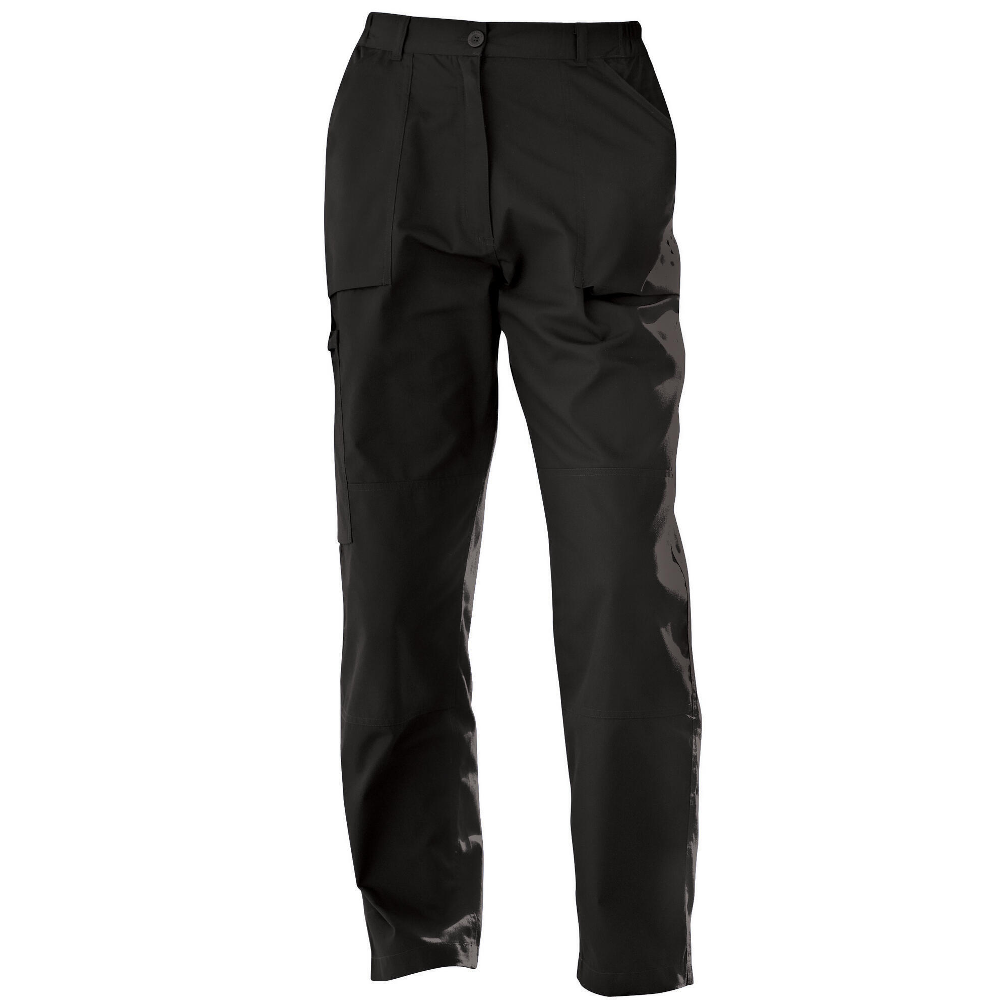 New Womens/Ladies Action Sports Trousers (Black) 1/4