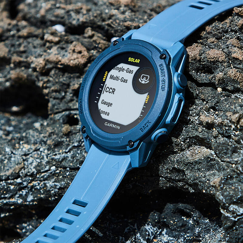 Descent G1 太陽能潛水電腦手錶 - 藍色 中文版本