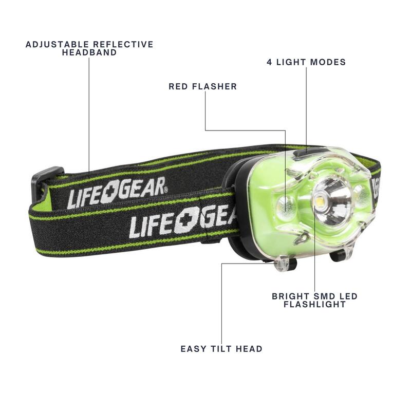 Glow 275 Camping Headlamp 41-3913G - Green