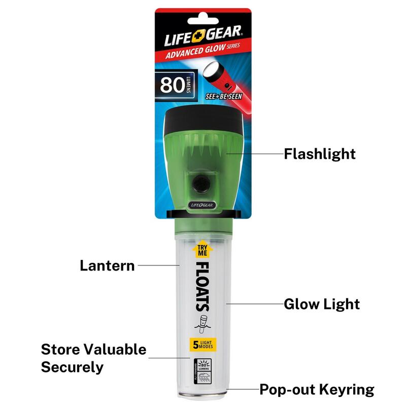 Glow 200 Lumen Flashlight 41-3732G - Green