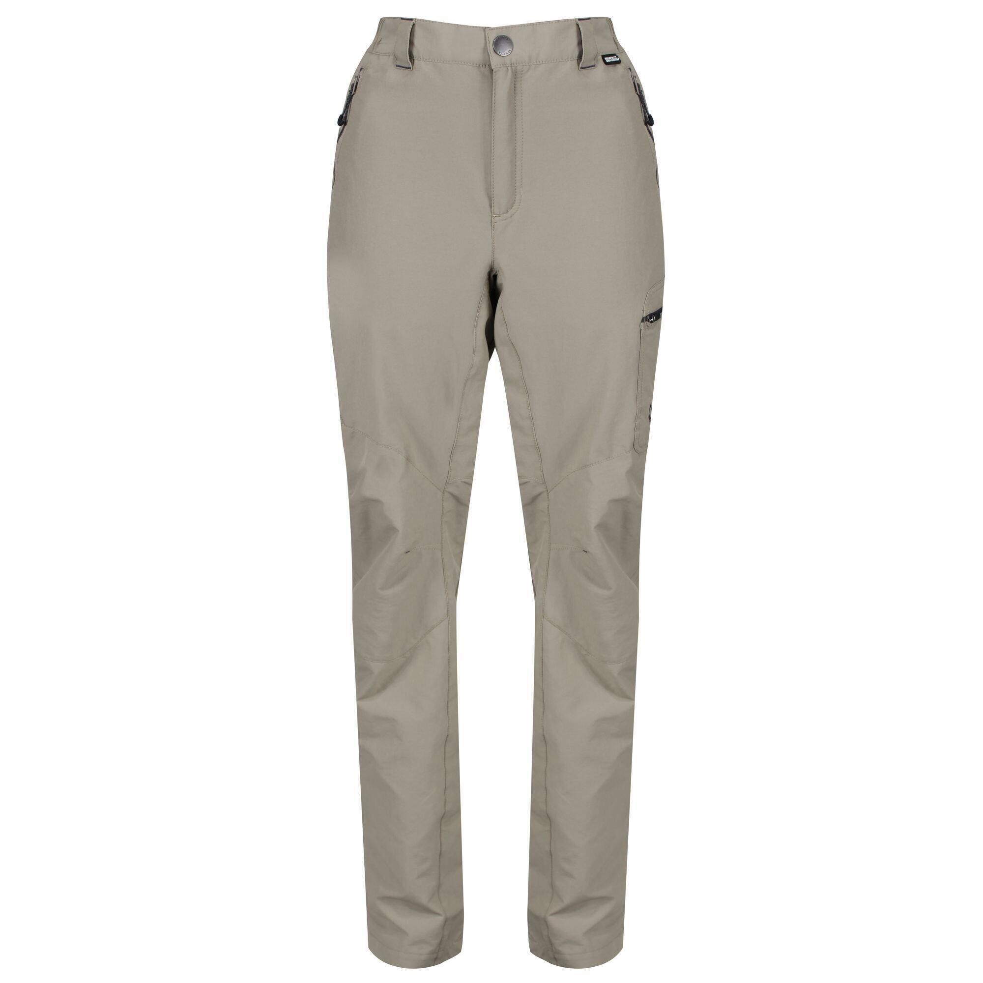 REGATTA Mens Highton Zip Off Walking Trousers (Parchment White)