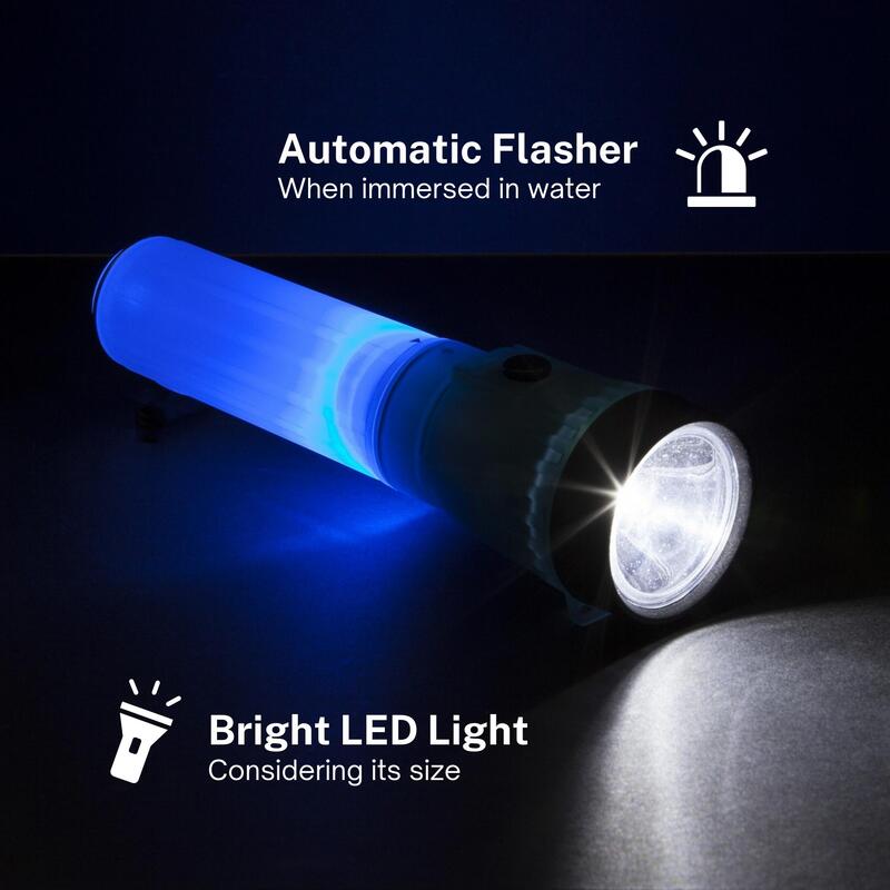 Glow 200 Lumen Flashlight 41-3732B - Blue