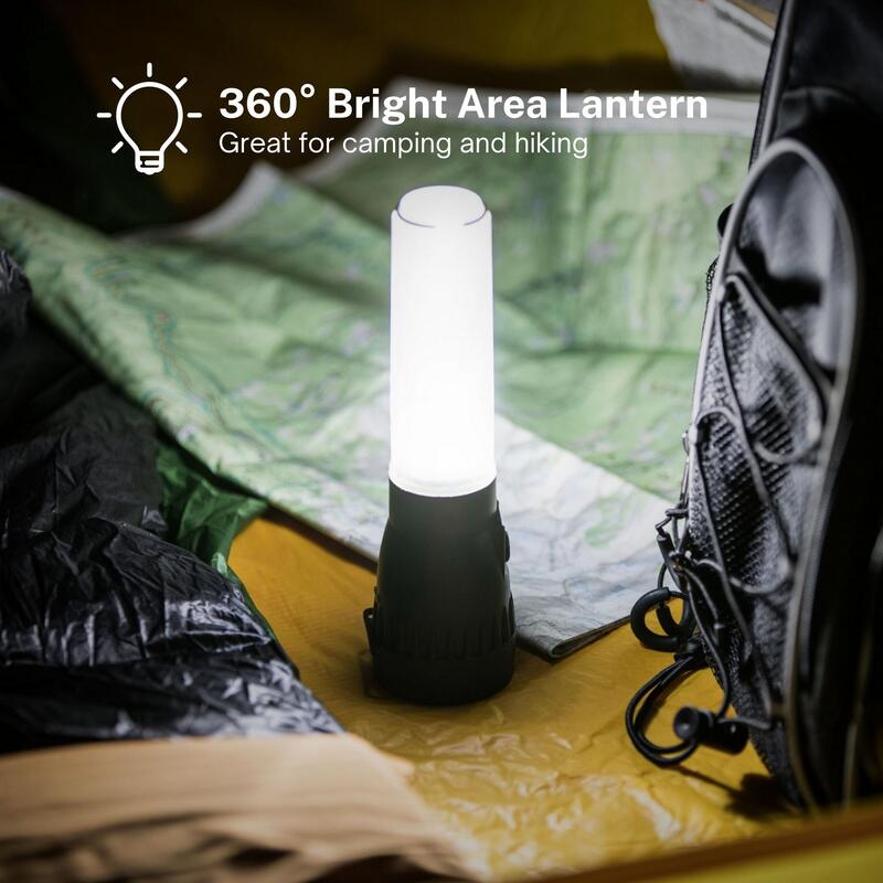 ARTECH 100 Lumen Flashlight + Lantern 46-3734 - Black
