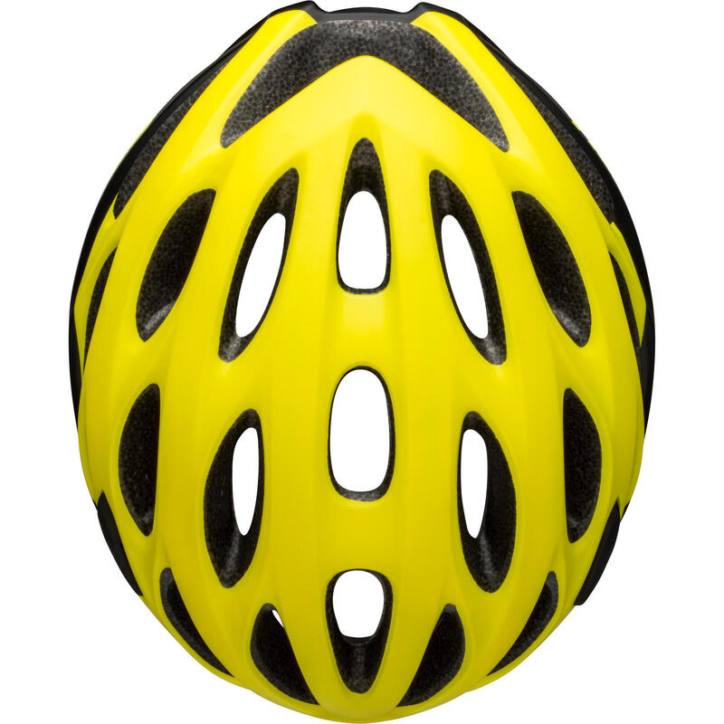 DRAFT AF ADULT ROAD BIKE HELMET - MATTE-HI-VIZ-BLACK