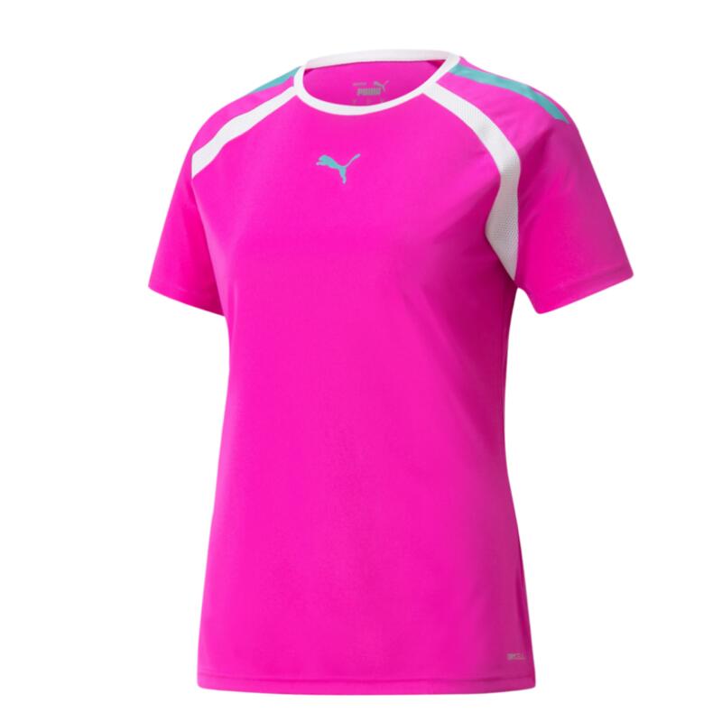 T-shirt de Padel mulher puma TeamLIGA Deep rosa