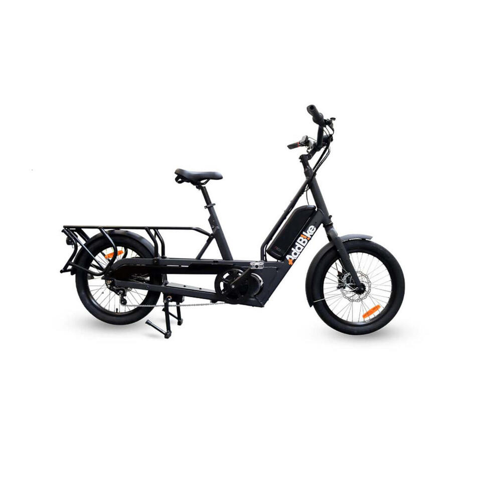 Vélo cargo compact électrique - Familéö 3 vitesses Blanc + accessoires  enfant OKLÖ