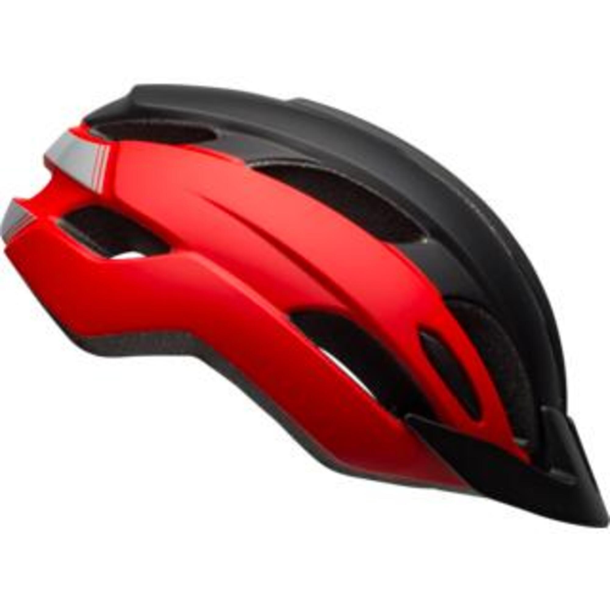 TRACE ADULT MTB BIKE HELMET - MATTE RED BLACK