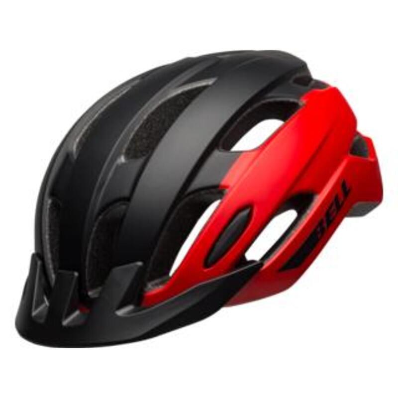 TRACE ADULT MTB BIKE HELMET - MATTE RED BLACK