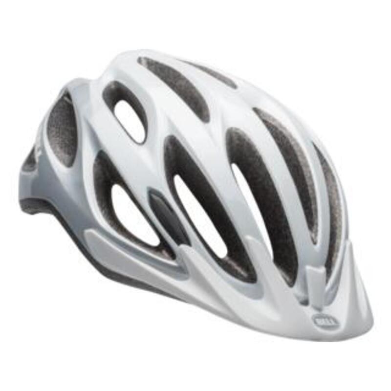 TRAVERSE AF ADULT ROAD BIKE HELMET -  MATTE WHITE SILVER