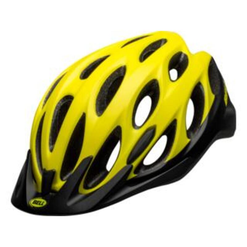 TRAVERSE AF成人公路單車頭盔 - 啞黑螢光黃色